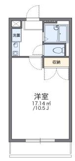 レオパレスTOMOMATSU(1K/3階)の間取り写真