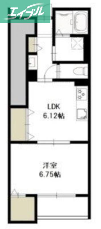 一寿庵 NAGOMI(1DK/1階)の間取り写真