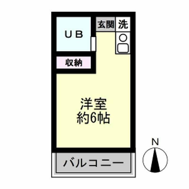 ブリス池袋(ワンルーム/3階)の間取り写真