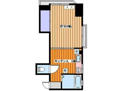 アヴァンティ千石(1DK/3階)の間取り写真