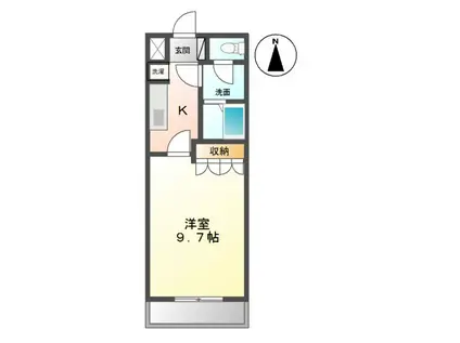 パブリック プレイス(1K/1階)の間取り写真