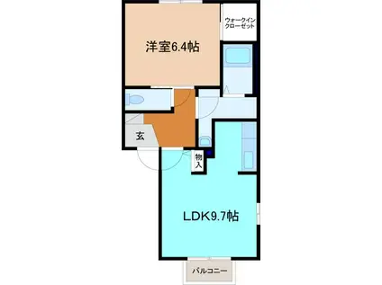 SH・Tハイム21(1LDK/2階)の間取り写真