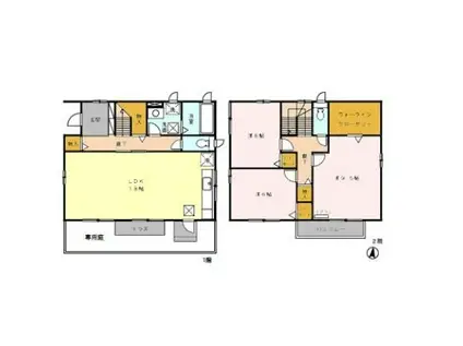 PARK LIFE 上之屋 A(3LDK/1階)の間取り写真