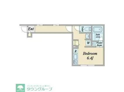 サンクレール柏 BY MISAWA(1K/1階)の間取り写真