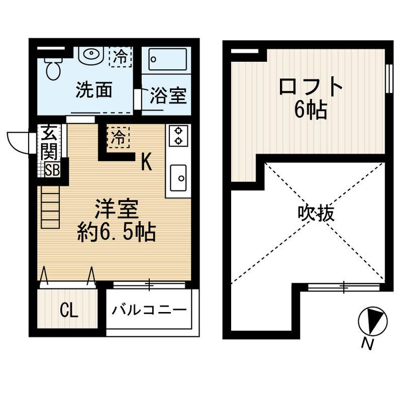 TIERRA 長瀬 STA(ワンルーム/1階)の間取り写真