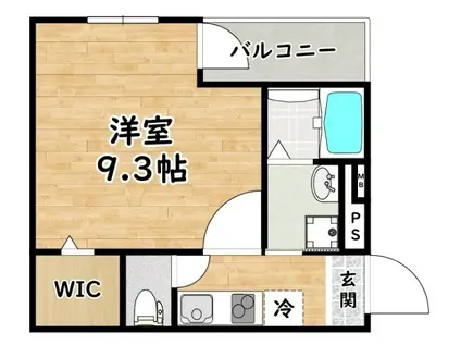 フジパレス出来島ウエストV番館(1K/2階)の間取り写真