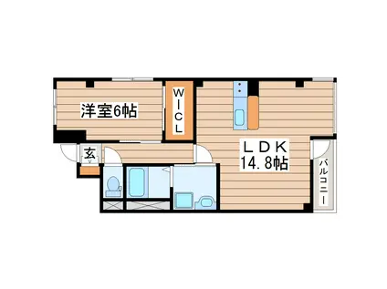 GRAND SIRIUS(1LDK/5階)の間取り写真