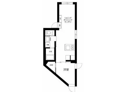 グランメゾン目黒(1LDK/1階)の間取り写真