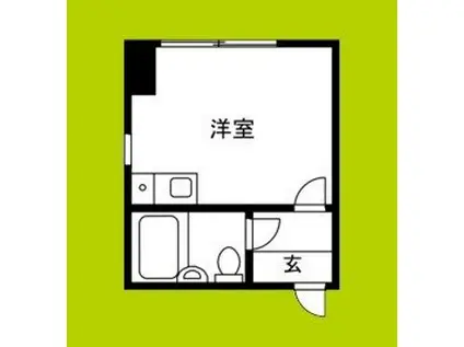 グランソシエ我孫子(ワンルーム/2階)の間取り写真