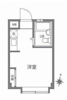 GRAND VALUE 小日向(ワンルーム/3階)の間取り写真