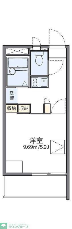 レオパレスカサベルテ(1K/3階)の間取り写真