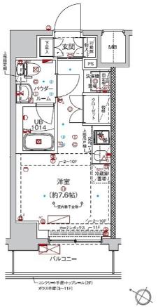 クラリッサ大通公園(ワンルーム/3階)の間取り写真