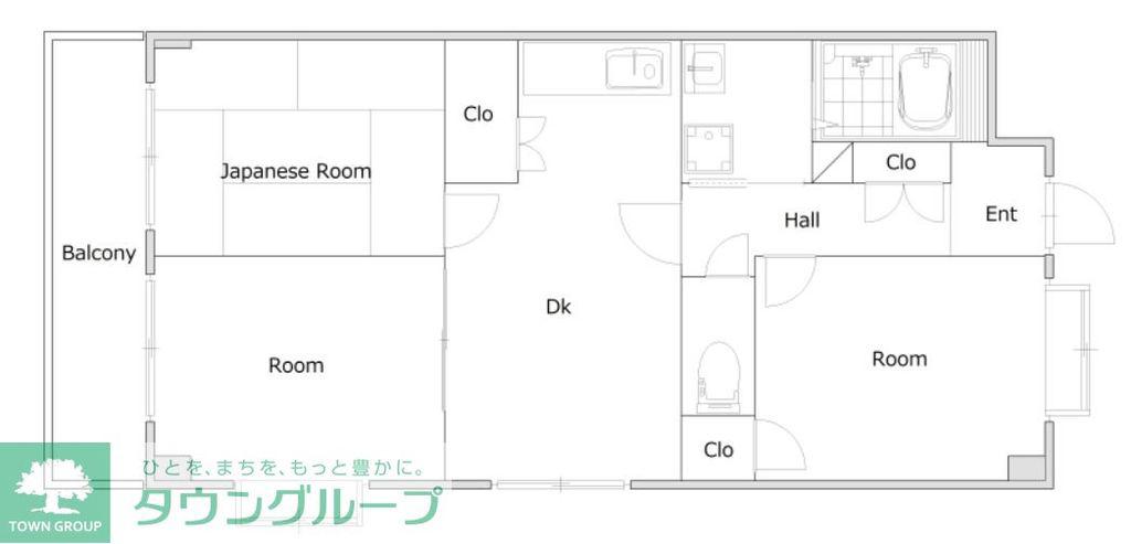 C CASA 湘南藤沢(3LDK/3階)の間取り写真