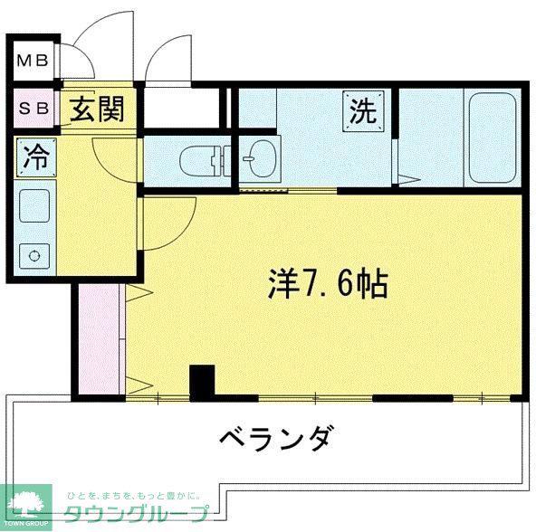 プリムローズガーデン(1K/3階)の間取り写真