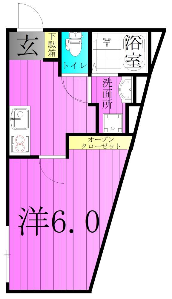 メゾン エテ(1K/5階)の間取り写真