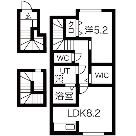 ルミエール(1LDK/3階)の間取り写真