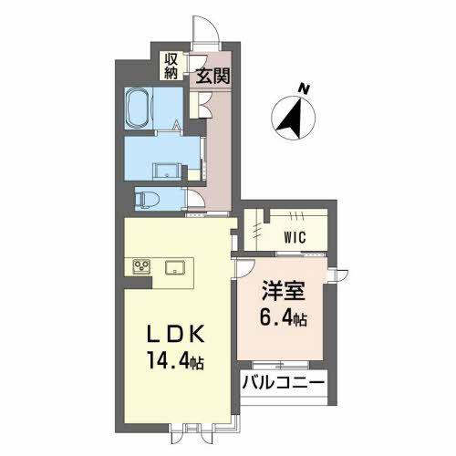 ヴィレッティーナ(1LDK/3階)の間取り写真