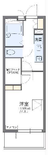 レオパレスエナ(1K/3階)の間取り写真