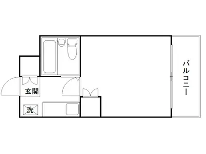 コスタ本牧壱番館(ワンルーム/3階)の間取り写真