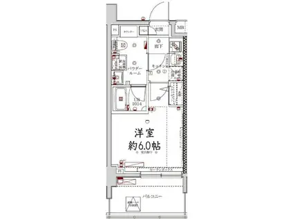 スプレスター立石ステーションフロント(1K/3階)の間取り写真