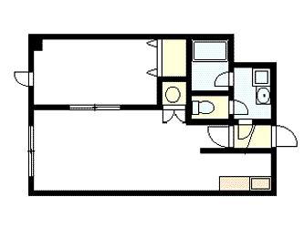 CASA LIBELTA(1LDK/3階)の間取り写真