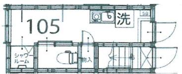 サークルハウス蓮根弐番館(ワンルーム/1階)の間取り写真