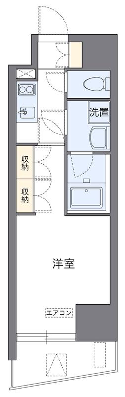 ラヴィー文京音羽(1K/4階)の間取り写真