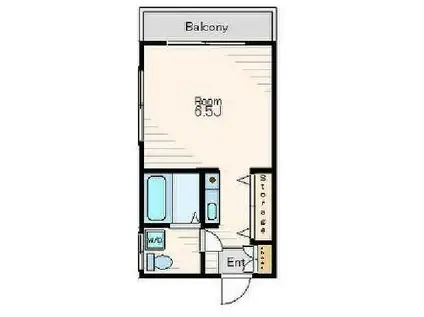 アーテプルミエ(ワンルーム/5階)の間取り写真