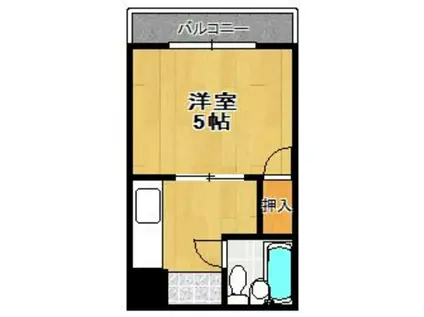 サンライト警固ビル(1K/3階)の間取り写真