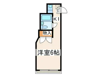 サンライズアベニュー(1K/2階)の間取り写真