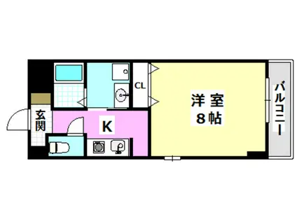 メゾン・ド・サンセリテ(1K/1階)の間取り写真