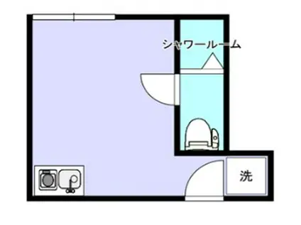 GALLERIA大井町(ワンルーム/2階)の間取り写真