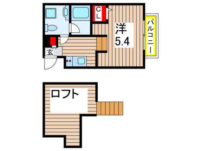 CONSOLATORIA(ワンルーム/1階)の間取り写真