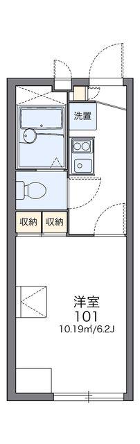 レオパレスL&P(1K/2階)の間取り写真