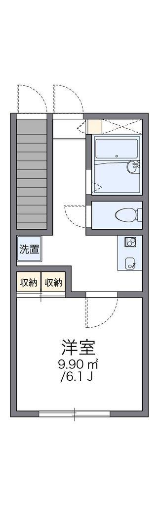 レオパレスSENGEN(1K/1階)の間取り写真