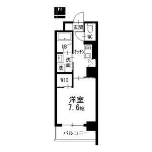NISSYO BUILDING(1K/6階)の間取り写真