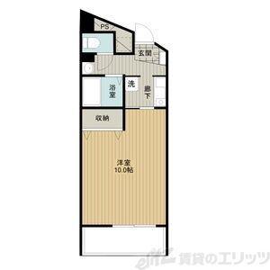 プライム青葉丘(1K/2階)の間取り写真