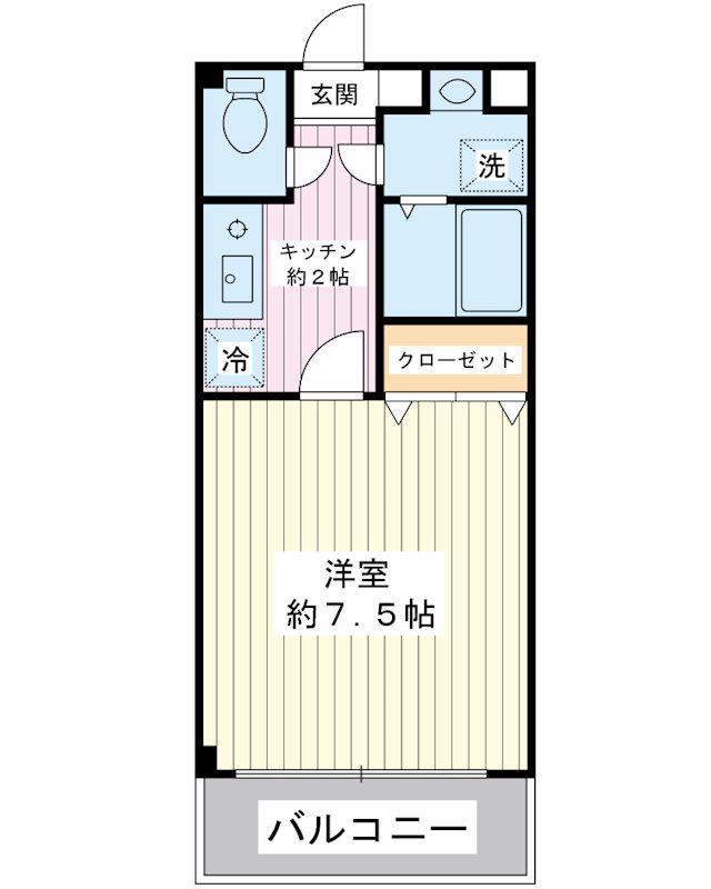 プラザグレイス(1K/3階)の間取り写真