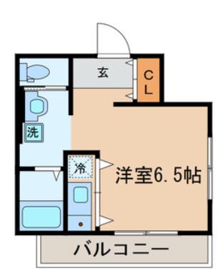 R・SIDE東池袋(ワンルーム/3階)の間取り写真