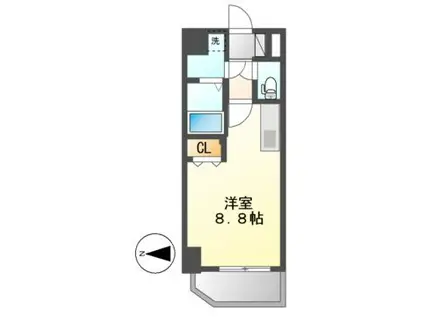 シェモア大須(ワンルーム/3階)の間取り写真