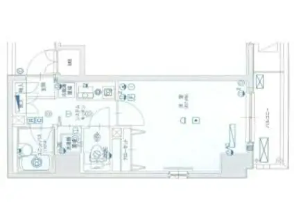 ヴェルステージ板橋本町(1K/4階)の間取り写真