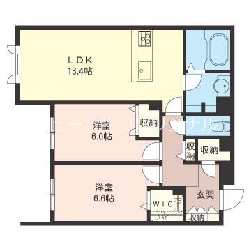 FOREST STAGE(2LDK/1階)の間取り写真