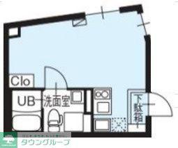 アルトゥーラ大崎(ワンルーム/1階)の間取り写真