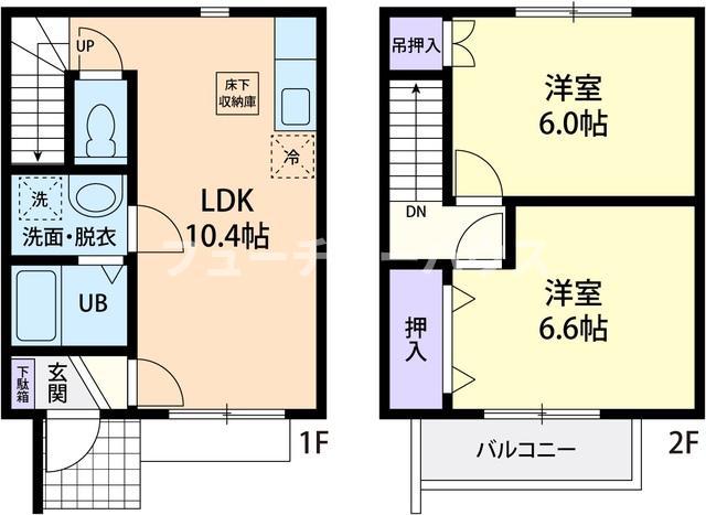 AISHII PEER(2LDK/1階)の間取り写真