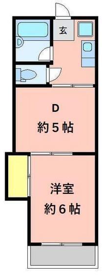 YDS第一ビル(1K/4階)の間取り写真