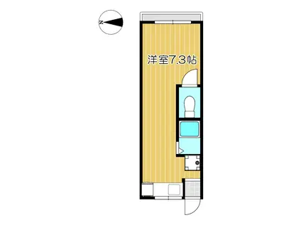 マンションスミヤ(ワンルーム/3階)の間取り写真