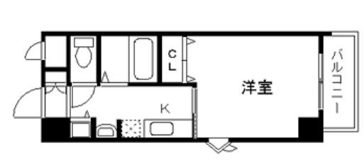 GP栄本町通(1K/9階)の間取り写真