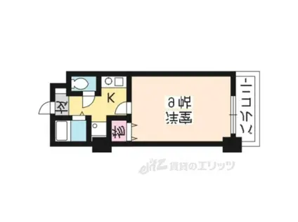 サンホワイト葛野(1K/3階)の間取り写真