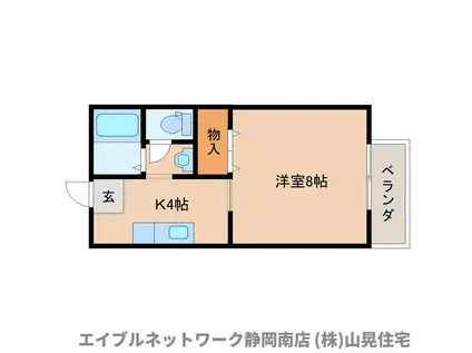 メゾンアストリア(1K/1階)の間取り写真