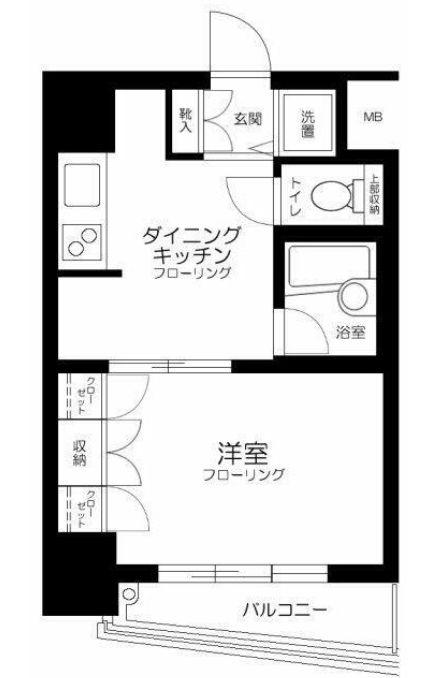 シーアイマンション池袋西(1DK/10階)の間取り写真